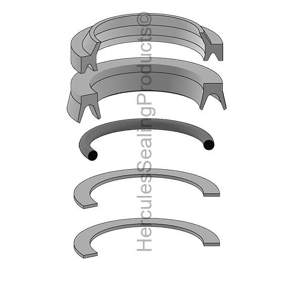 Hydro-Line - After Market Parts Hydraulic Cylinder Repair Kit- 5-1/2 Rod Kit N5-660-44V - main